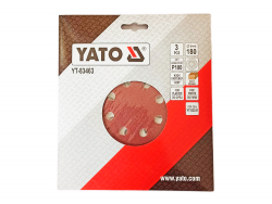 Наждачная бумага YATO 180 мм (P100, 3 шт, код yt-83463).