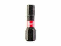 Бита для шуруповерта MILWAUKEE SHOCKWAVE HEX 5 х 25 мм; 2 шт (код 4932430896).