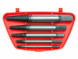 Экстракторы для сломанных винтов VOREL (набор) 5 шт (код 24000).