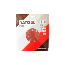 Наждачний папір YATO 180 мм (P180, 3 шт, код yt-83466).