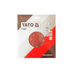 Наждачний папір YATO 180 мм (P240, 3 шт, код yt-83467).
