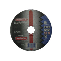 Відрізний абразивний диск METABO 125х22х1,6 для різання металу.